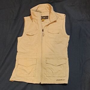 Eddie Bauer Light Khaki Utility Vest